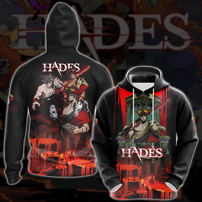 Hades Video Game 3D All Over Print T-shirt Tank Top Zip Hoodie Pullover Hoodie Hawaiian Shirt Beach Shorts Jogger Hoodie