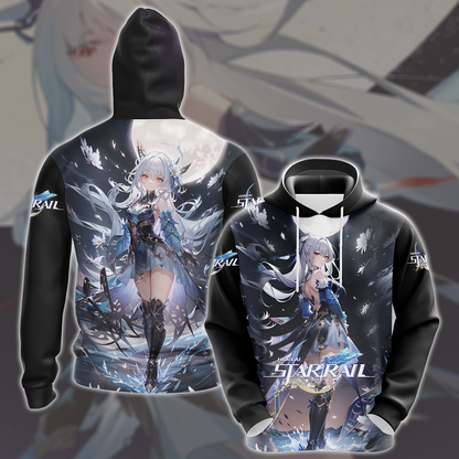 Honkai: Star Rail Jingliu Video Game All Over Printed T-shirt Tank Top Zip Hoodie Pullover Hoodie Hawaiian Shirt Beach Shorts Joggers Hoodie