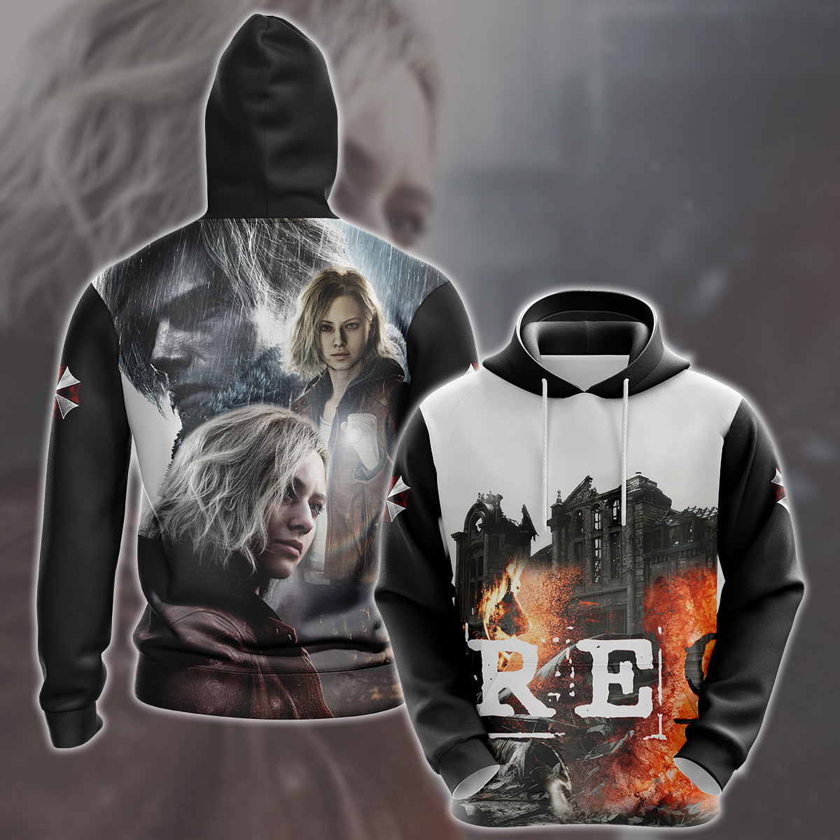 Resident Evil Requiem Video Game All Over Printed T-shirt Tank Top Zip Hoodie Pullover Hoodie Hawaiian Shirt Beach Shorts Joggers