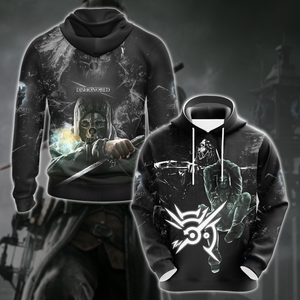 Dishonored Video Game 3D All Over Printed T-shirt Tank Top Zip Hoodie Pullover Hoodie Hawaiian Shirt Beach Shorts Jogger Hoodie S 