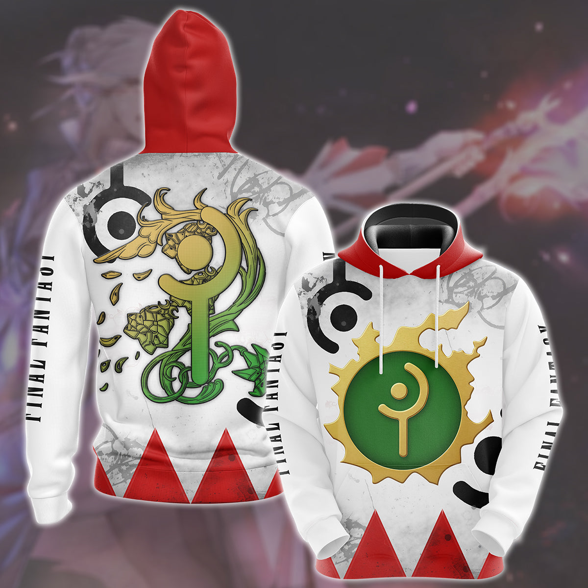 Final Fantasy White Mage Video Game All Over Printed T-shirt Tank Top Zip Hoodie Pullover Hoodie Hawaiian Shirt Beach Shorts Joggers Hoodie