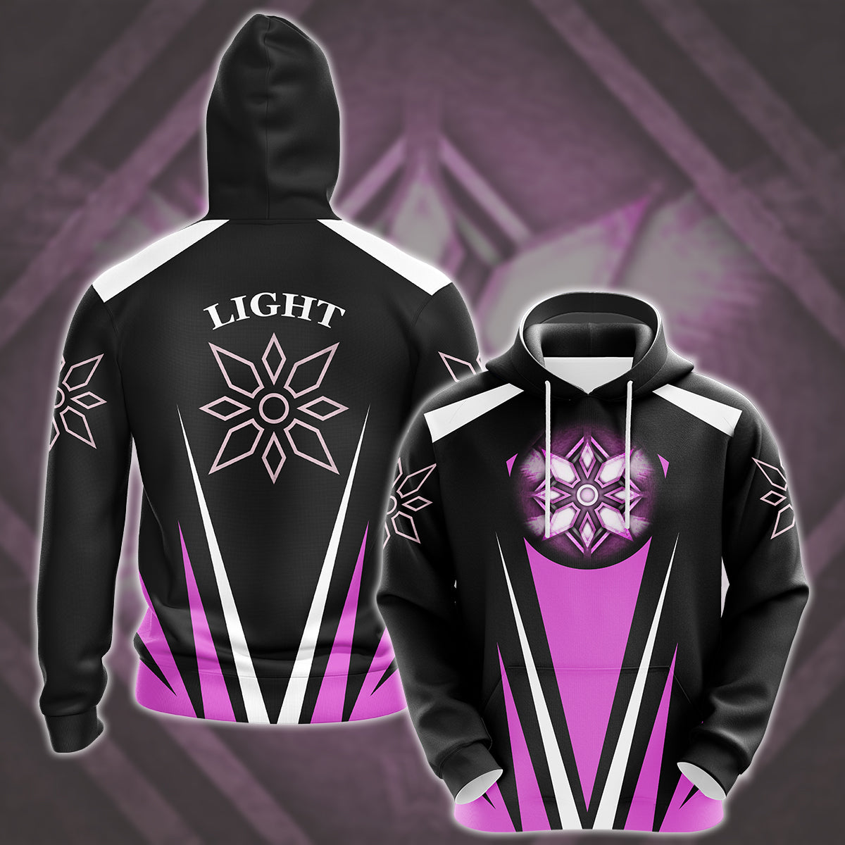 Digimon Crest Of Light Video Game All Over Printed T-shirt Tank Top Zip Hoodie Pullover Hoodie Hawaiian Shirt Beach Shorts Joggers Hoodie