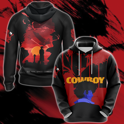 Cowboy Bebop 3D All Over Print T-shirt Tank Top Zip Hoodie Pullover Hoodie Hawaiian Shirt Beach Shorts Jogger Hoodie