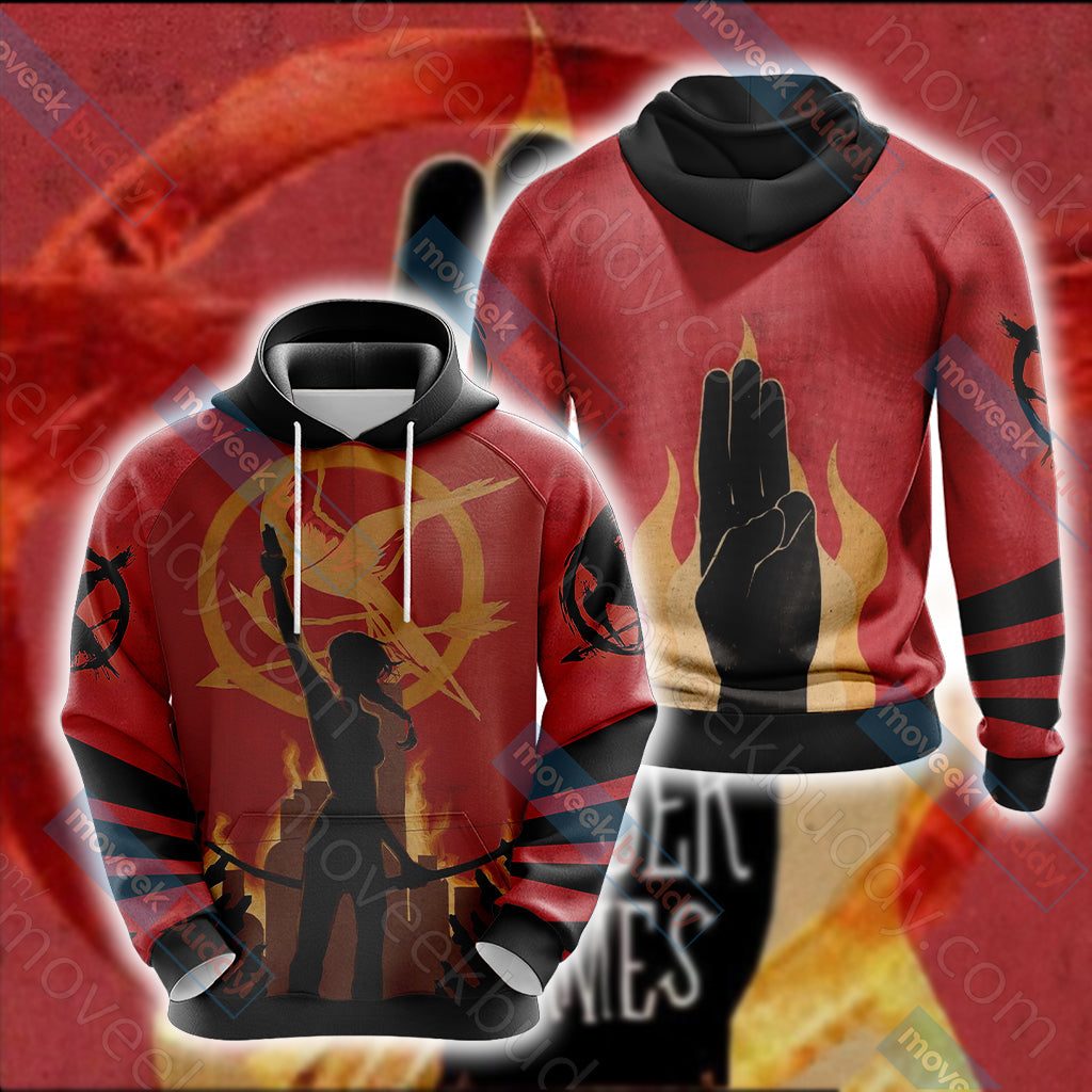 The Hunger Games New Look Unisex 3D T-shirt Hoodie