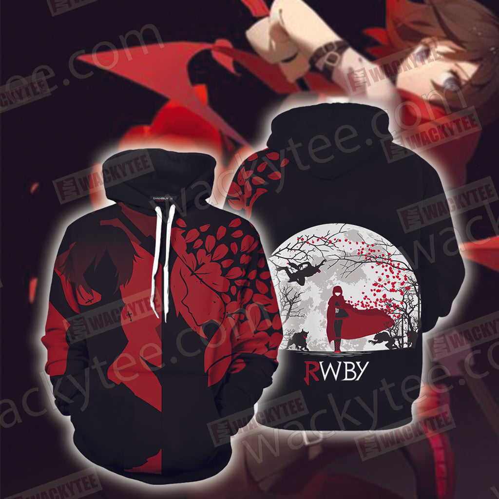 Team RWBY Ruby Rose Unisex 3D T-shirt Hoodie