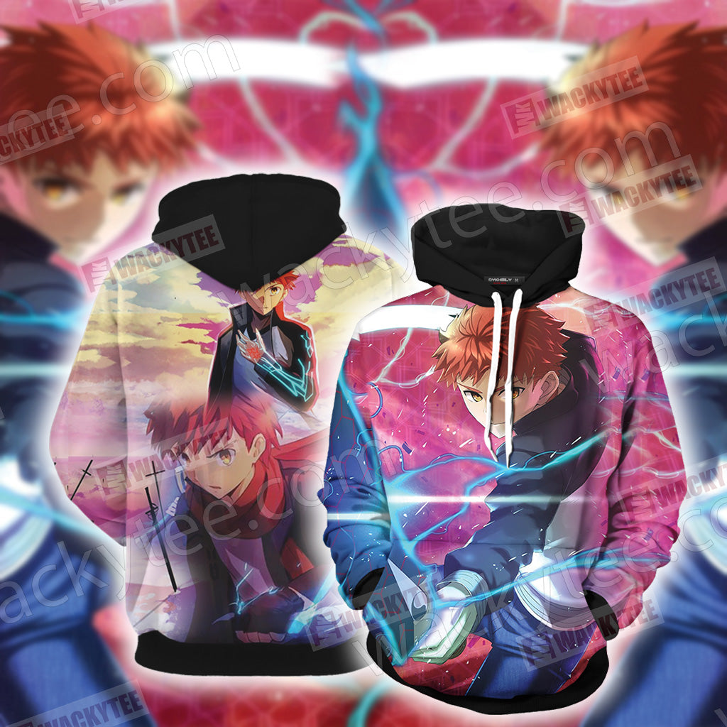 Fate/Stay Night Emiya Shirou 3D T-shirt Hoodie