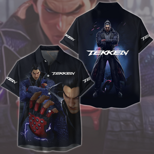 Tekken 8 Kazuya Mishima Video Game All Over Printed T-shirt Tank Top Zip Hoodie Pullover Hoodie Hawaiian Shirt Beach Shorts Joggers   