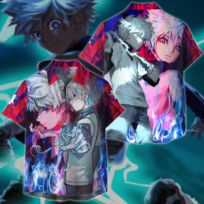 Hunter x Hunter Killua 3D All Over Print T-shirt Tank Top Zip Hoodie Pullover Hoodie Hawaiian Shirt Beach Shorts Jogger Hawaiian Shirt