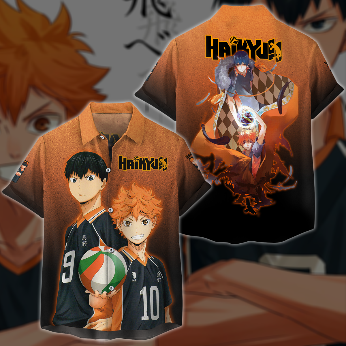 Haikyuu Anime Anime Manga 3D All Over Printed T-shirt Tank Top Zip Hoodie Pullover Hoodie Hawaiian Shirt Beach Shorts Jogger Hawaiian Shirt