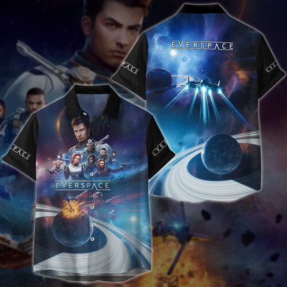 Everspace 2 Video Game 3D All Over Printed T-shirt Tank Top Zip Hoodie Pullover Hoodie Hawaiian Shirt Beach Shorts Jogger Hawaiian Shirt