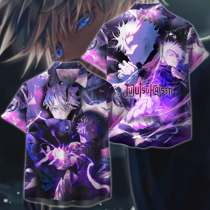 Jujutsu Kaisen Gojo Satoru 3D All Over Print T-shirt Tank Top Zip Hoodie Pullover Hoodie Hawaiian Shirt Beach Shorts Jogger Hawaiian Shirt
