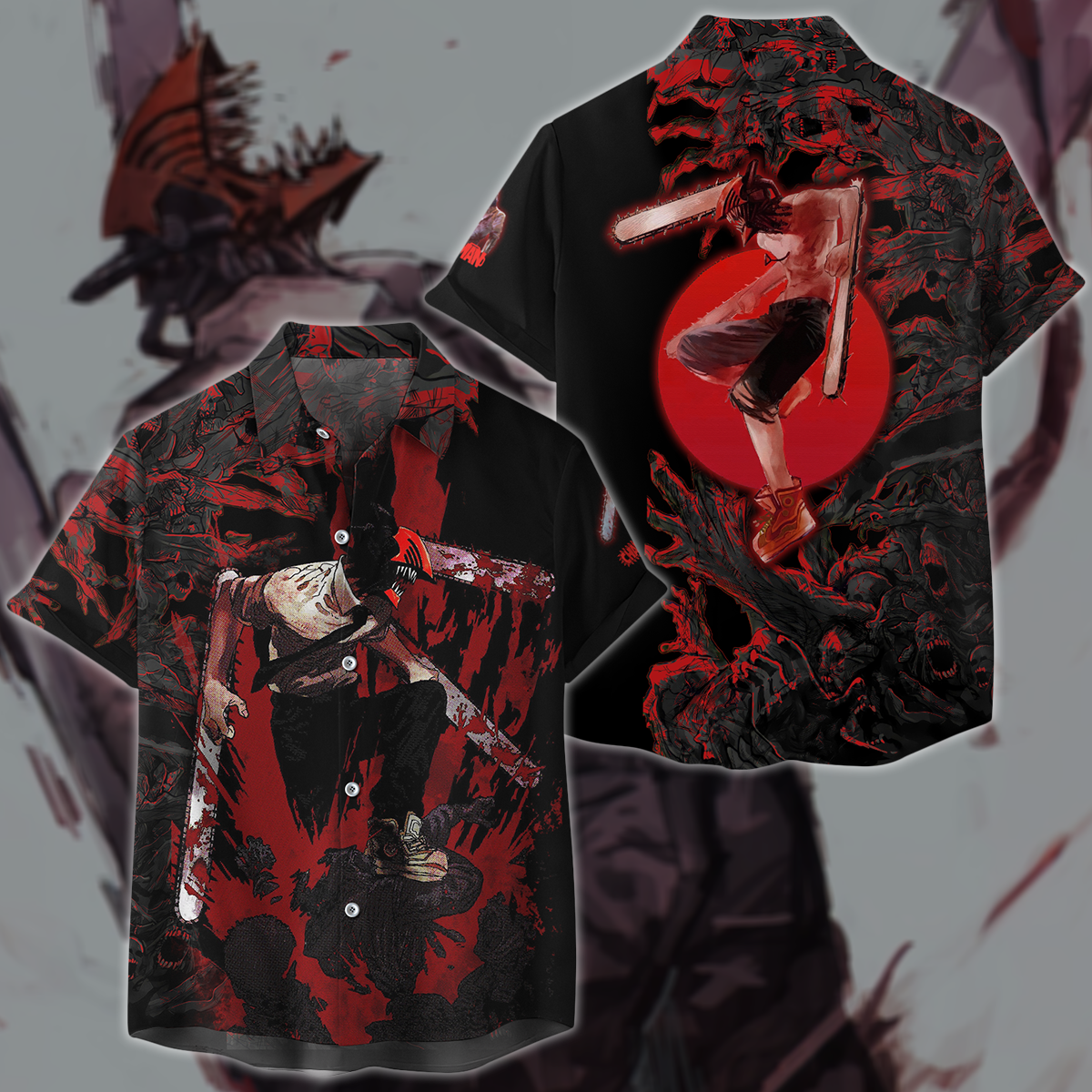 Chainsaw Man Anime Anime Manga 3D All Over Printed T-shirt Tank Top Zip Hoodie Pullover Hoodie Hawaiian Shirt Beach Shorts Jogger Hawaiian Shirt