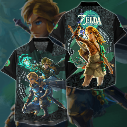 The Legend of Zelda: Tears of the Kingdom Video Game 3D All Over Printed T-shirt Tank Top Zip Hoodie Pullover Hoodie Hawaiian Shirt Beach Shorts Jogger Hawaiian Shirt