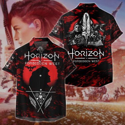 Horizon Forbidden West 3D All Over Print T-shirt Tank Top Zip Hoodie Pullover Hoodie Hawaiian Shirt Beach Shorts Jogger Hawaiian Shirt