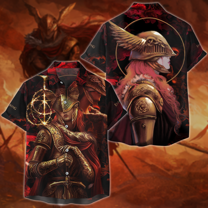 Elden Ring Malenia Blade of Miquella Video Game 3D All Over Print T-shirt Tank Top Zip Hoodie Pullover Hoodie Hawaiian Shirt Beach Shorts Jogger Hawaiian Shirt