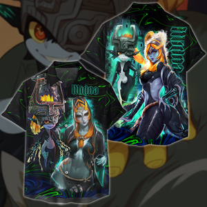 Legend of Zelda Midna Video Game 3D All Over Print T-shirt Tank Top Zip Hoodie Pullover Hoodie Hawaiian Shirt Beach Shorts Jogger Hawaiian Shirt S 