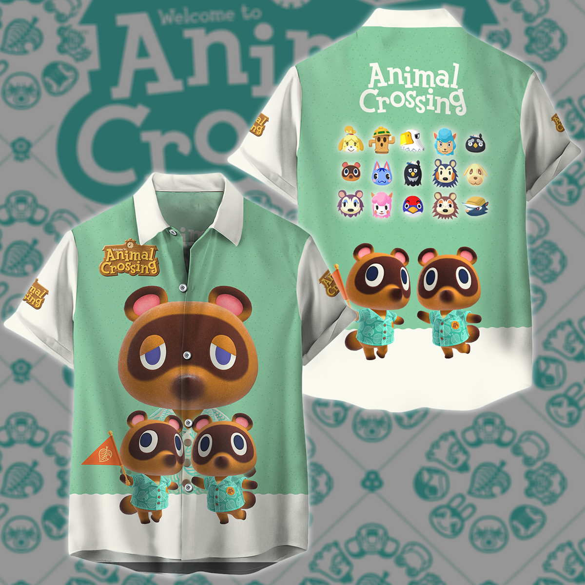 Animal Crossing Video Game 3D All Over Printed T-shirt Tank Top Zip Hoodie Pullover Hoodie Hawaiian Shirt Beach Shorts Jogger Hawaiian Shirt