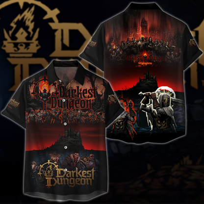 Darkest Dungeon Video Game 3D All Over Print T-shirt Tank Top Zip Hoodie Pullover Hoodie Hawaiian Shirt Beach Shorts Jogger Hawaiian Shirt