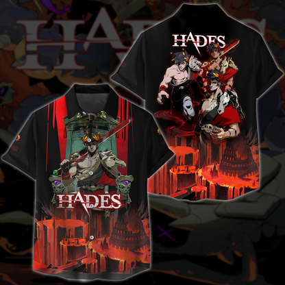 Hades Video Game 3D All Over Print T-shirt Tank Top Zip Hoodie Pullover Hoodie Hawaiian Shirt Beach Shorts Jogger Hawaiian Shirt
