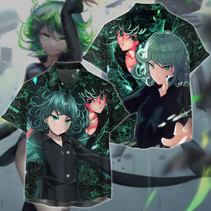 One Punch Man Tatsumaki 3D All Over Print T-shirt Tank Top Zip Hoodie Pullover Hoodie Hawaiian Shirt Beach Shorts Jogger Hawaiian Shirt