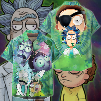 Rick and Morty 3D All Over Print T-shirt Tank Top Zip Hoodie Pullover Hoodie Hawaiian Shirt Beach Shorts Jogger Hawaiian Shirt
