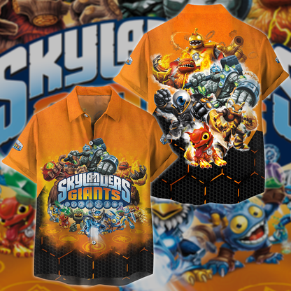 Skylanders Giants Video Game 3D All Over Print T-shirt Tank Top Zip Hoodie Pullover Hoodie Hawaiian Shirt Beach Shorts Jogger Hawaiian Shirt