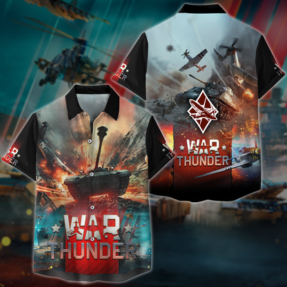 War Thunder Video Game 3D All Over Printed T-shirt Tank Top Zip Hoodie Pullover Hoodie Hawaiian Shirt Beach Shorts Jogger Hawaiian Shirt
