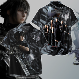 Final Fantasy XV Video Game 3D All Over Print T-shirt Tank Top Zip Hoodie Pullover Hoodie Hawaiian Shirt Beach Shorts Jogger Hawaiian Shirt S 