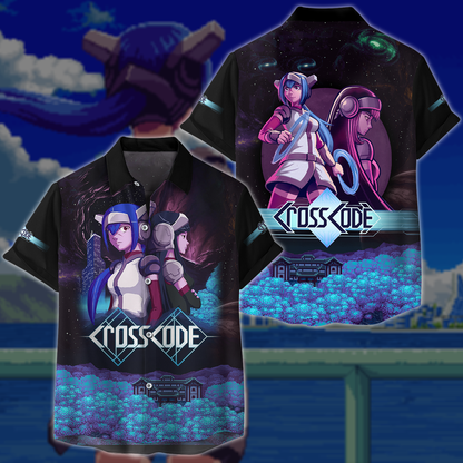 CrossCode Video Game 3D All Over Printed T-shirt Tank Top Zip Hoodie Pullover Hoodie Hawaiian Shirt Beach Shorts Jogger Hawaiian Shirt