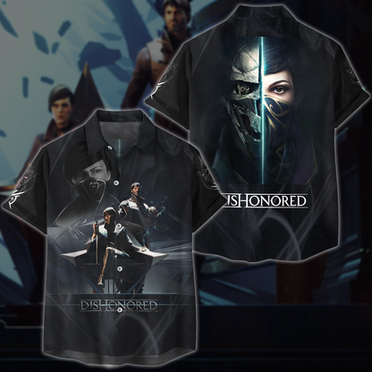 Dishonored 2 Video Game 3D All Over Printed T-shirt Tank Top Zip Hoodie Pullover Hoodie Hawaiian Shirt Beach Shorts Jogger Hawaiian Shirt