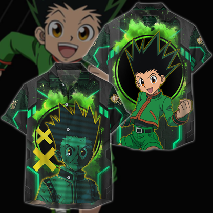 Hunter x Hunter Gon 3D All Over Print T-shirt Tank Top Zip Hoodie Pullover Hoodie Hawaiian Shirt Beach Shorts Jogger Hawaiian Shirt