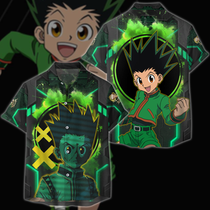 Hunter x Hunter Gon 3D All Over Print T-shirt Tank Top Zip Hoodie Pullover Hoodie Hawaiian Shirt Beach Shorts Jogger Hawaiian Shirt S 