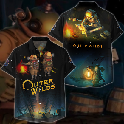 Outer Wilds Video Game 3D All Over Printed T-shirt Tank Top Zip Hoodie Pullover Hoodie Hawaiian Shirt Beach Shorts Jogger Hawaiian Shirt