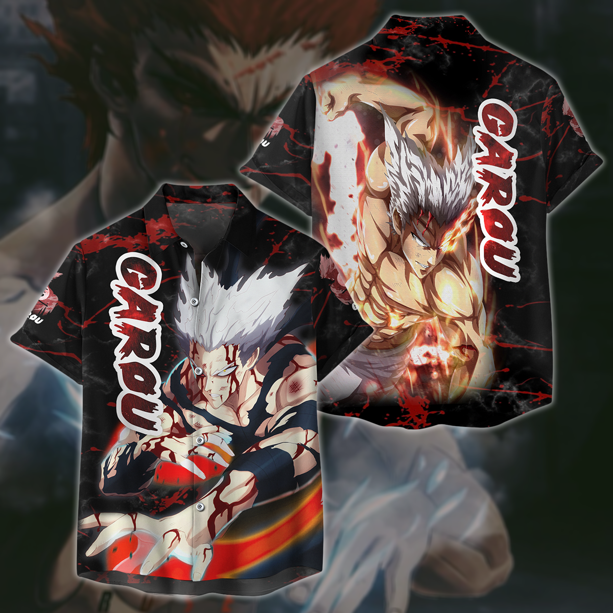 One Punch Man Garou 3D All Over Print T-shirt Tank Top Zip Hoodie Pullover Hoodie Hawaiian Shirt Beach Shorts Jogger Hawaiian Shirt