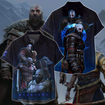 God of War Ragnarok Video Game 3D All Over Print T-shirt Tank Top Zip Hoodie Pullover Hoodie Hawaiian Shirt Beach Shorts Jogger Hawaiian Shirt