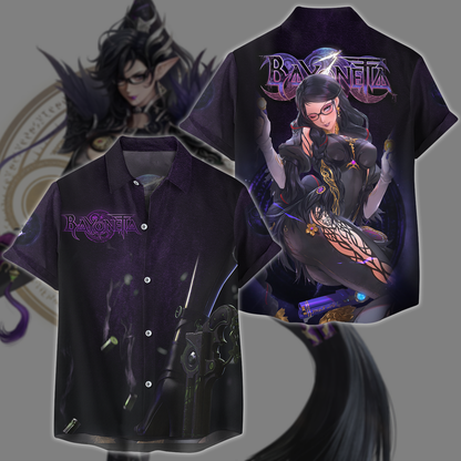 Bayonetta Video Game 3D All Over Print T-shirt Tank Top Zip Hoodie Pullover Hoodie Hawaiian Shirt Beach Shorts Jogger Hawaiian Shirt