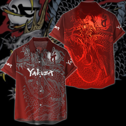 Yakuza Video Game 3D All Over Printed T-shirt Tank Top Zip Hoodie Pullover Hoodie Hawaiian Shirt Beach Shorts Jogger Hawaiian Shirt