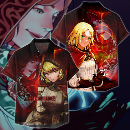 Elden Ring Roderika Video Game 3D All Over Print T-shirt Tank Top Zip Hoodie Pullover Hoodie Hawaiian Shirt Beach Shorts Jogger Hawaiian Shirt