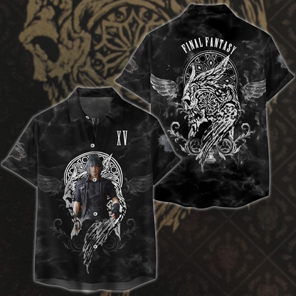 Final Fantasy XV Video Game 3D All Over Printed T-shirt Tank Top Zip Hoodie Pullover Hoodie Hawaiian Shirt Beach Shorts Jogger Hawaiian Shirt