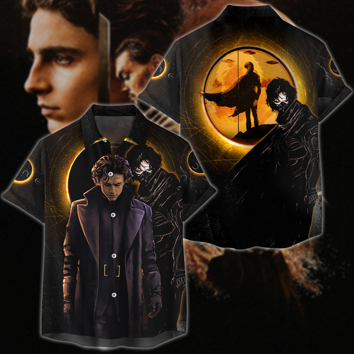 Dune 3D All Over Print T-shirt Tank Top Zip Hoodie Pullover Hoodie Hawaiian Shirt Beach Shorts Jogger Hawaiian Shirt