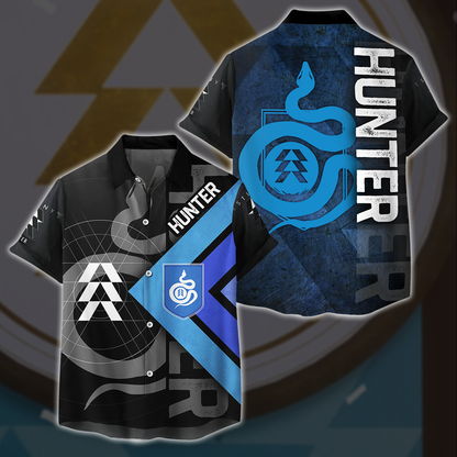 Destiny Hunter All Over Print T-shirt Tank Top Zip Hoodie Pullover Hoodie Hawaiian Shirt Hawaiian Shirt