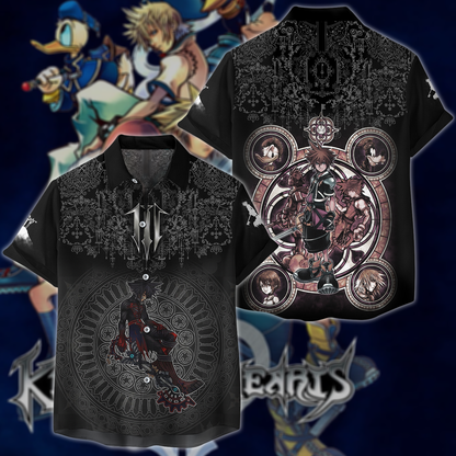Kingdom Hearts: Melody of Memory Video Game 3D All Over Print T-shirt Tank Top Zip Hoodie Pullover Hoodie Hawaiian Shirt Beach Shorts Jogger Hawaiian Shirt