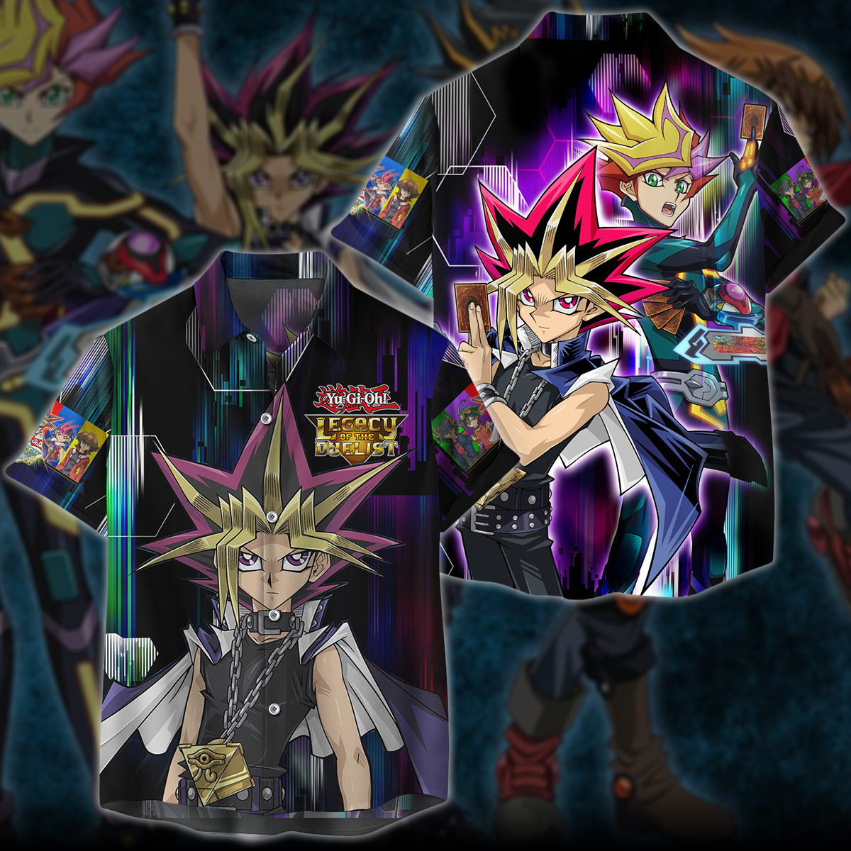 Yu-Gi-Oh! Legacy of the Duelist Video Game 3D All Over Printed T-shirt Tank Top Zip Hoodie Pullover Hoodie Hawaiian Shirt Beach Shorts Jogger Hawaiian Shirt