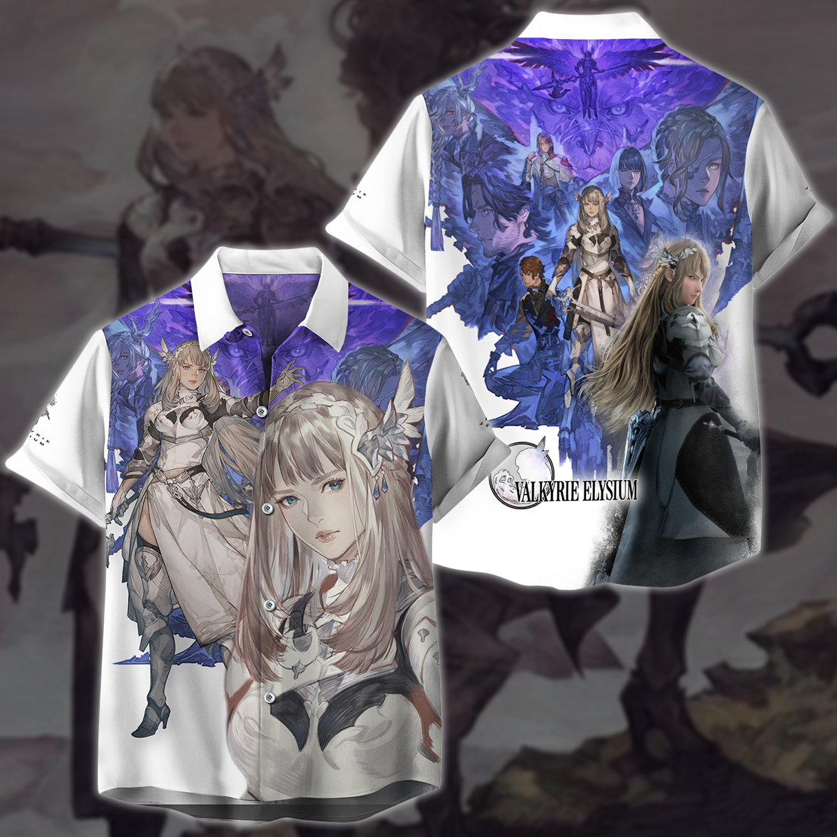 Valkyrie Elysium Video Game 3D All Over Print T-shirt Tank Top Zip Hoodie Pullover Hoodie Hawaiian Shirt Beach Shorts Jogger Hawaiian Shirt