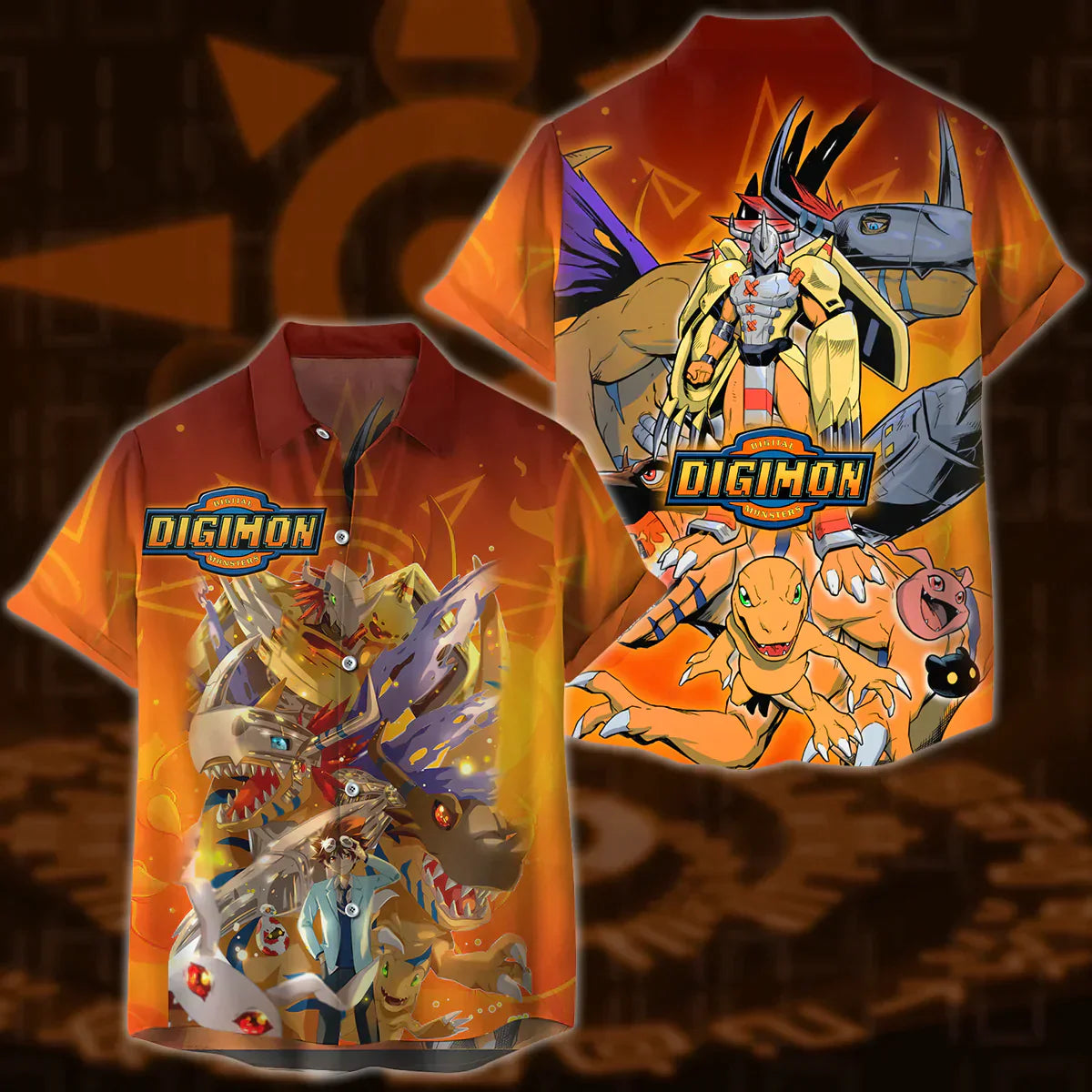 Digimon Video Game 3D All Over Print T-shirt Tank Top Zip Hoodie Pullover Hoodie Hawaiian Shirt Beach Shorts Jogger Hawaiian Shirt