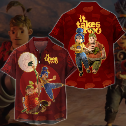 It Takes Two Video Game 3D All Over Printed T-shirt Tank Top Zip Hoodie Pullover Hoodie Hawaiian Shirt Beach Shorts Jogger Hawaiian Shirt