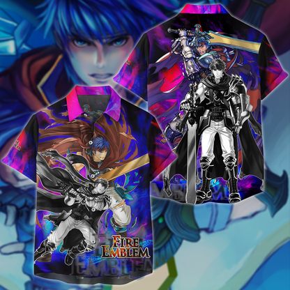 Fire Emblem: Path of Radiance - Ike Video Game 3D All Over Print T-shirt Tank Top Zip Hoodie Pullover Hoodie Hawaiian Shirt Beach Shorts Jogger Hawaiian Shirt