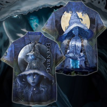 Elden Ring Ranni The Witch (Renna) Video Game 3D All Over Print T-shirt Tank Top Zip Hoodie Pullover Hoodie Hawaiian Shirt Beach Shorts Jogger Hawaiian Shirt