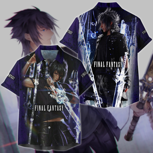 Final Fantasy XV Noctis Video Game 3D All Over Print T-shirt Tank Top Zip Hoodie Pullover Hoodie Hawaiian Shirt Beach Shorts Jogger Hawaiian Shirt S 