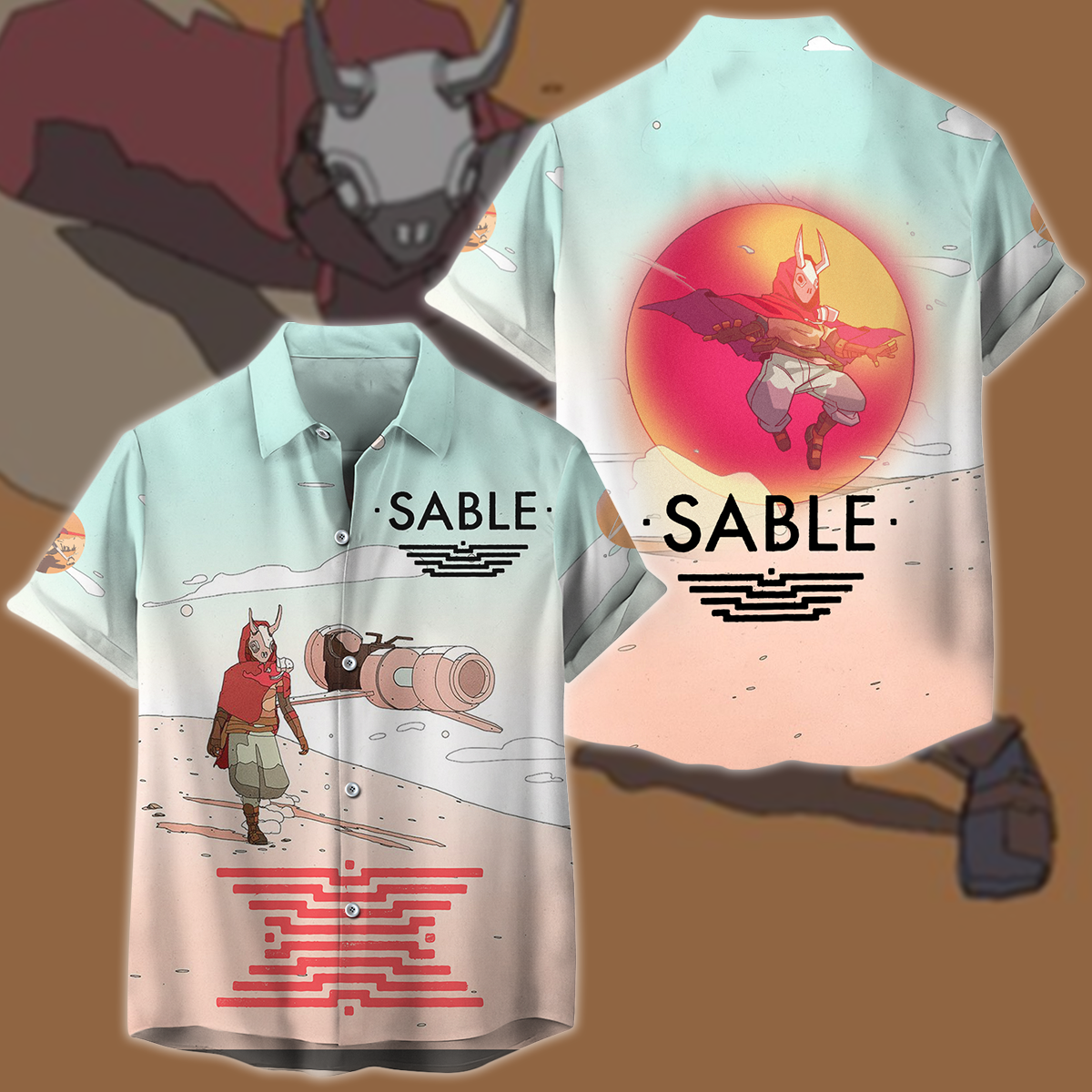 Sable Video Game 3D All Over Printed T-shirt Tank Top Zip Hoodie Pullover Hoodie Hawaiian Shirt Beach Shorts Jogger Hawaiian Shirt